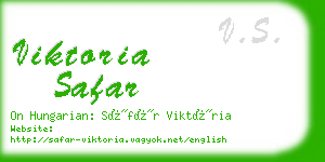 viktoria safar business card